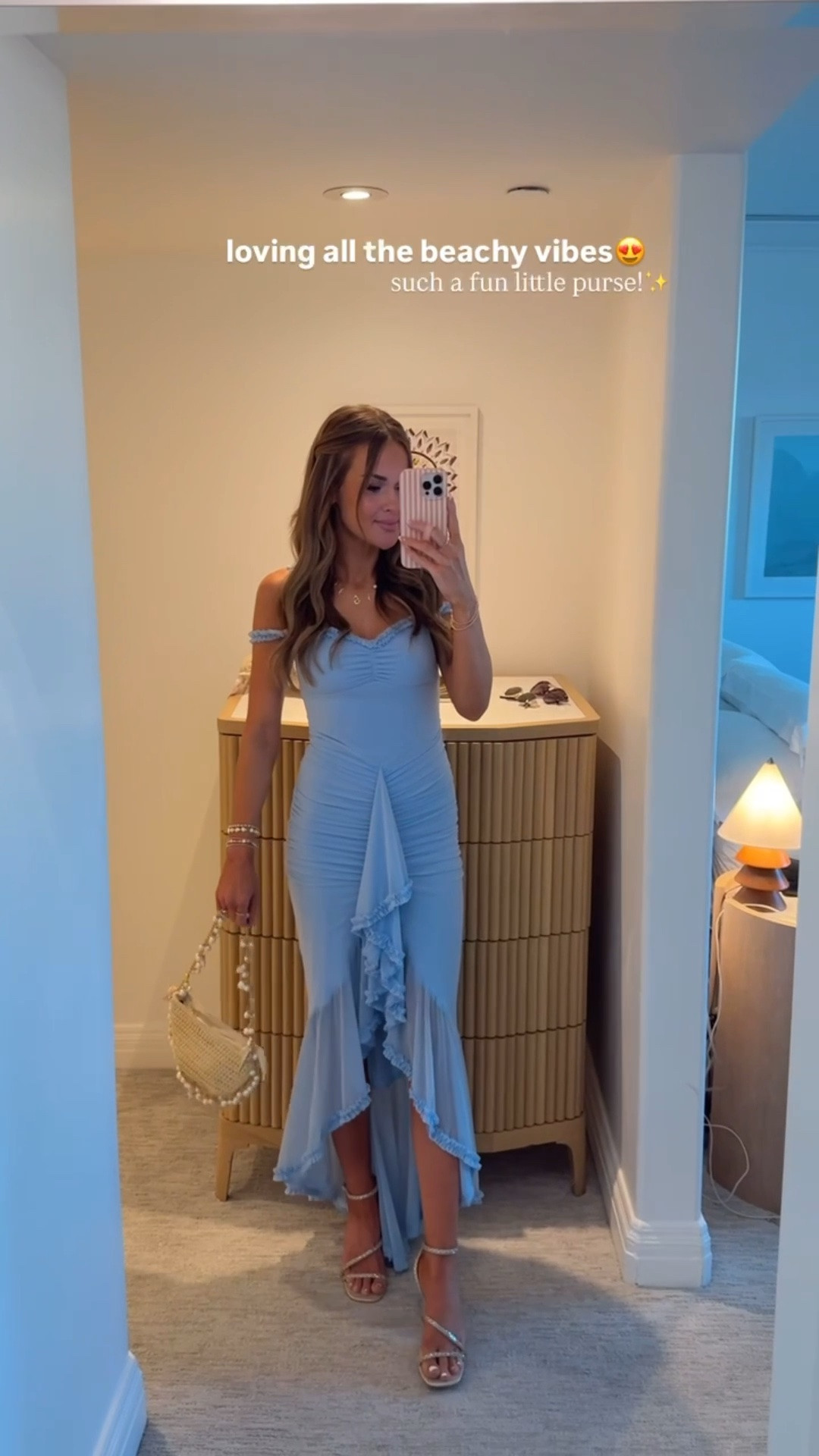 Loving all the beachy vibes with this purse!! 😍

Seasonal summer mom finds favorites style new Amazon finds, blue dress, elegant, dressy, date night inspo

#LTKmomlife #LTKgrwm #LTKootd