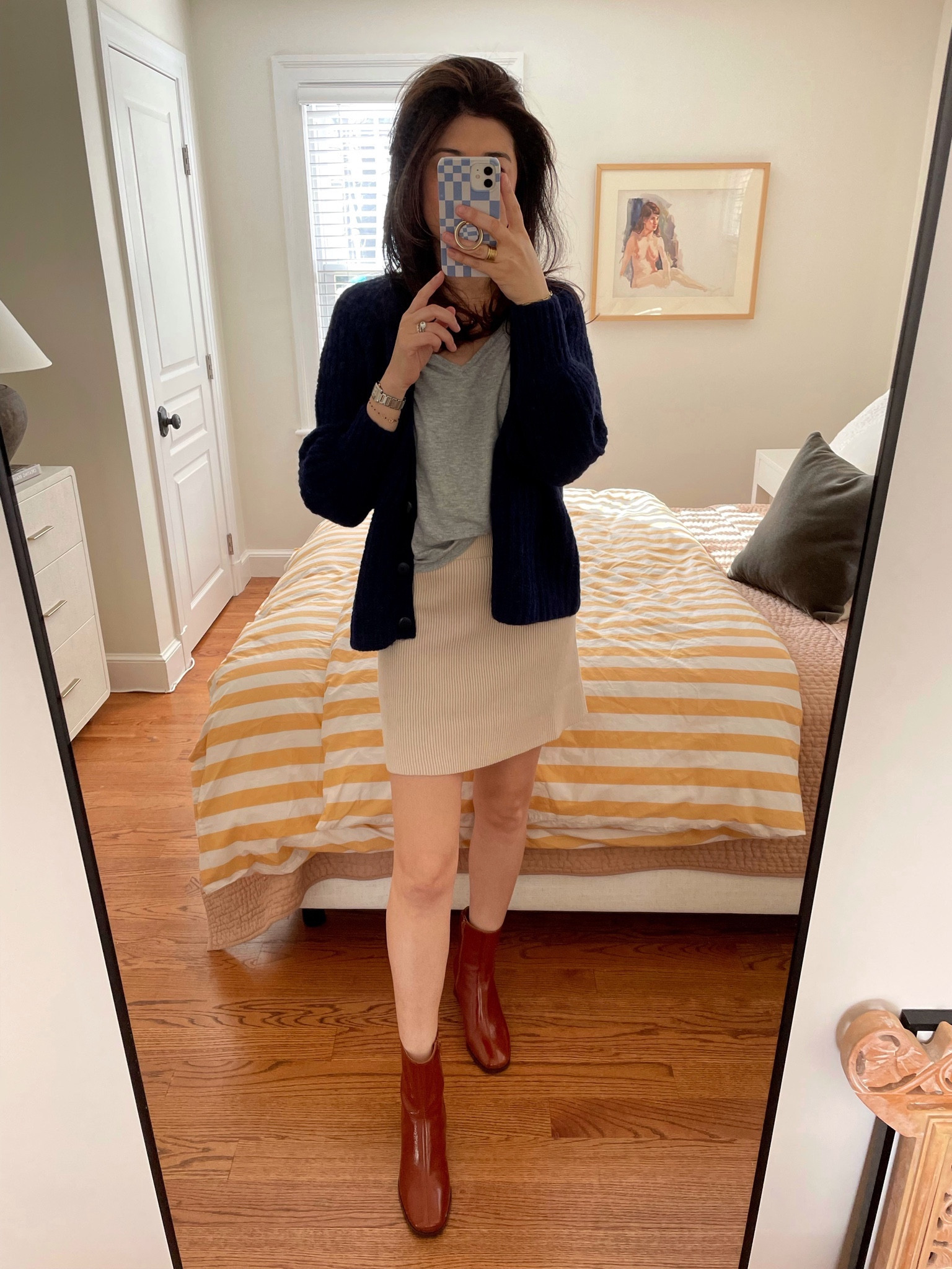 Some new things from Sezane! All two thumbs up on the majorly comfy meter!

Basile Cardigan: XXS (I sized down)
Naella Skirt: S (sized up)
Axelle Ankle Boots: 6.5 TTS

#LTKworkwear #LTKSeasonal #LTKstyletip