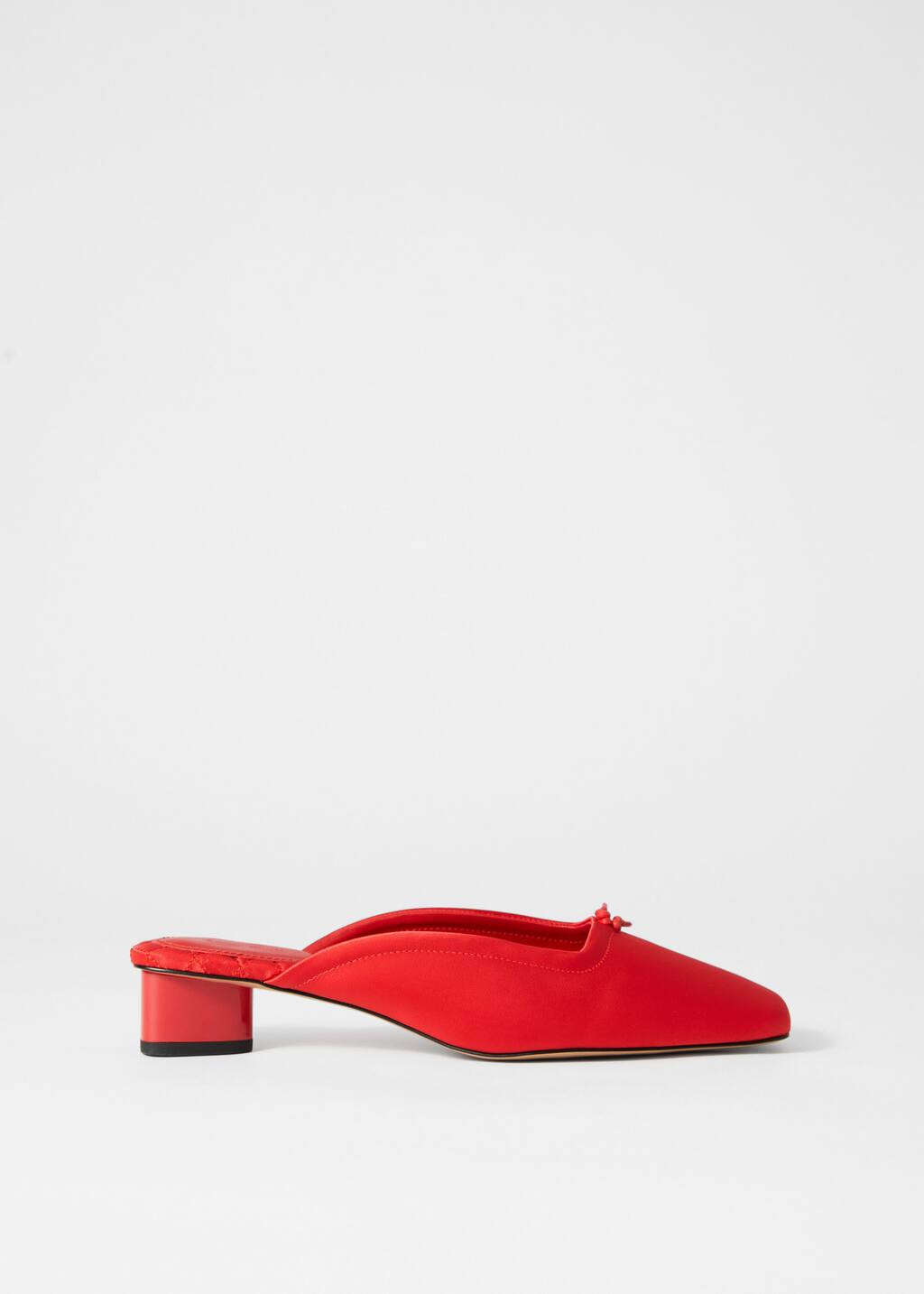 Square-Toe Satin Mules | & Other Stories - US