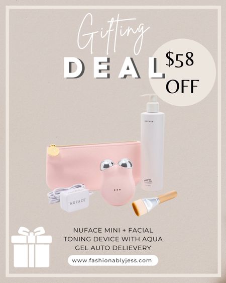 Great skincare gift for the beauty lover in your life! A great start to beautiful skin! Shop this Nuface kit for $58 off! 

#LTKHoliday #LTKsalealert #LTKGiftGuide