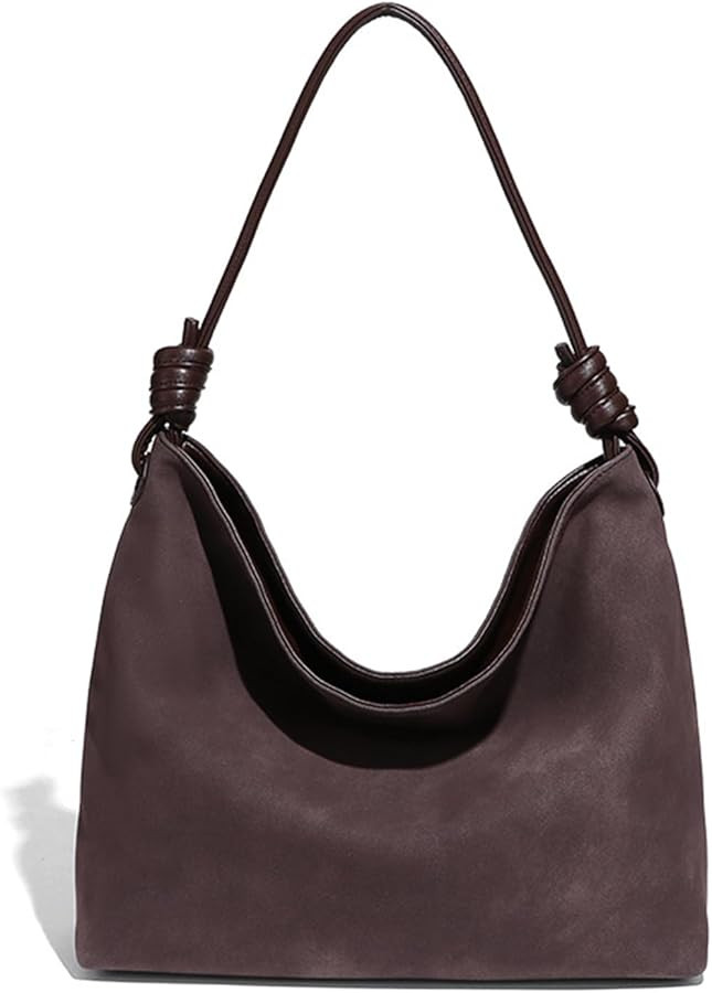 Women’s Soft Suede Hobo Tote – Lightweight Slouchy Shoulder Handbag for Everyday Elegance | Amazon (US)