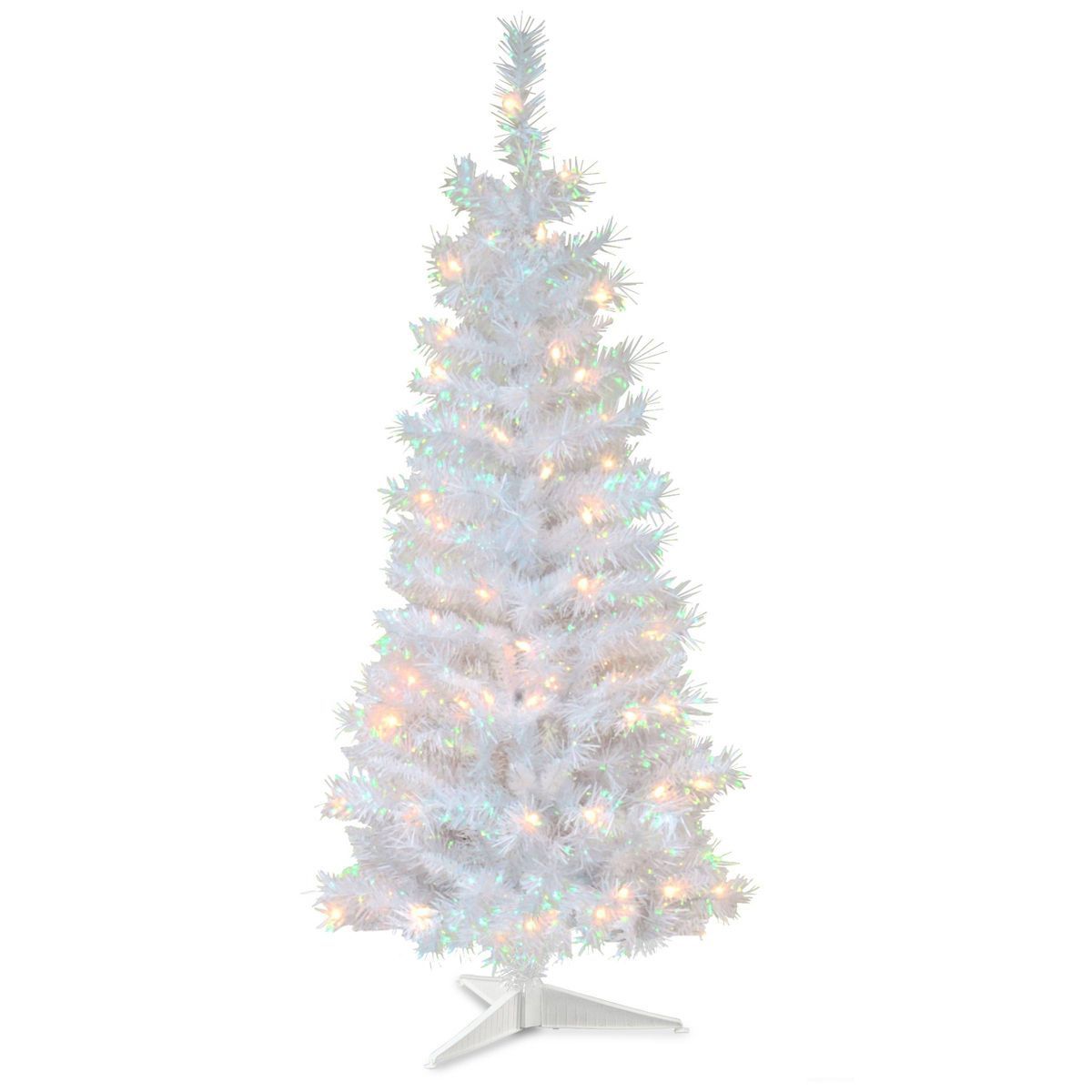4ft Pre-lit Tinsel Artificial Christmas Tree Clear Lights - National Tree Company | Target