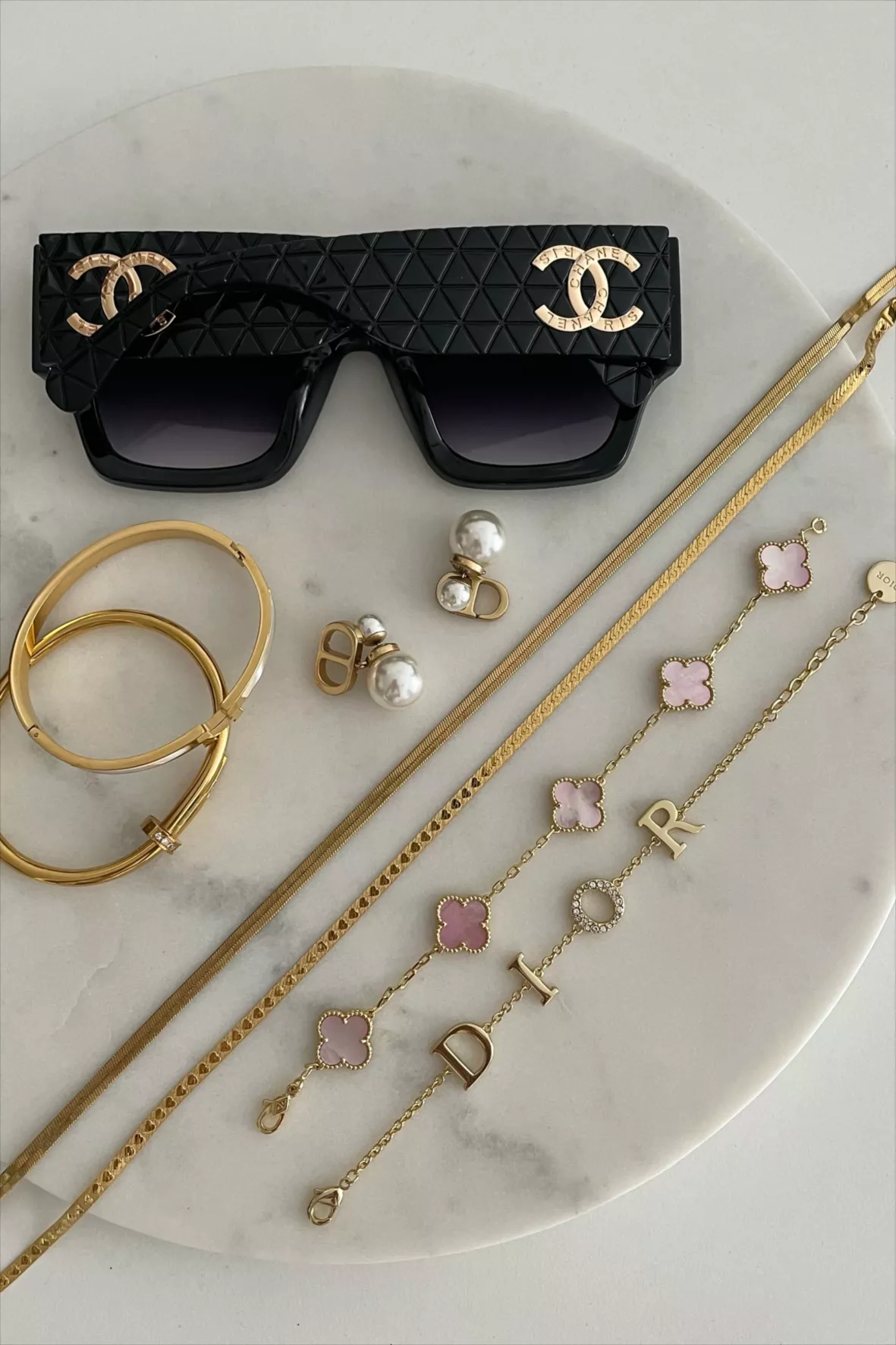 Chanel Brown Tinted Sunglasses Vintage Glasses R, Tokyo Roses Vintage