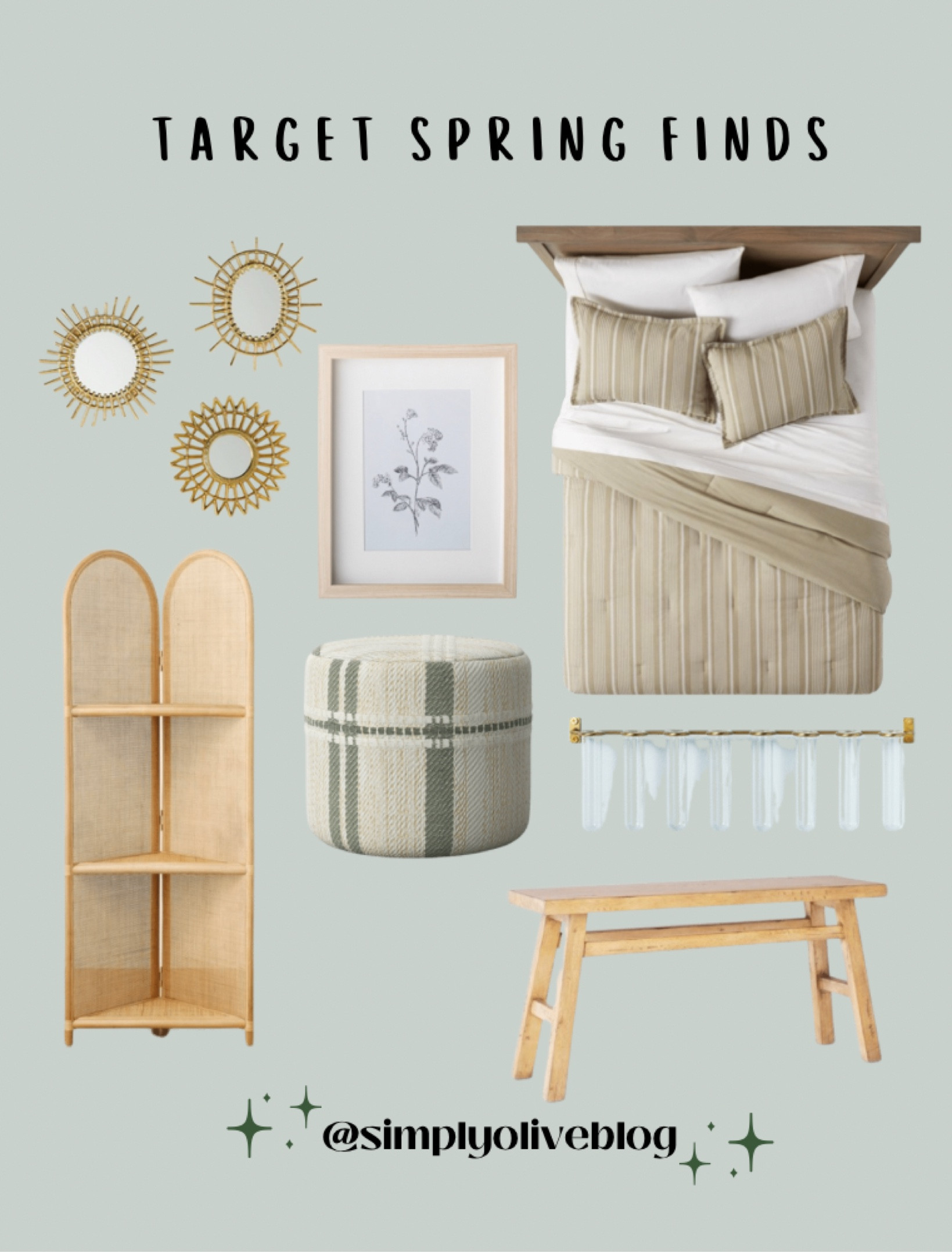 Target neutral spring bedroom inspiration, home decor finds, olive green, home inspiration, opalhouse, studio McGee, magnolia, home style 

#LTKhome #LTKFind #LTKSeasonal
