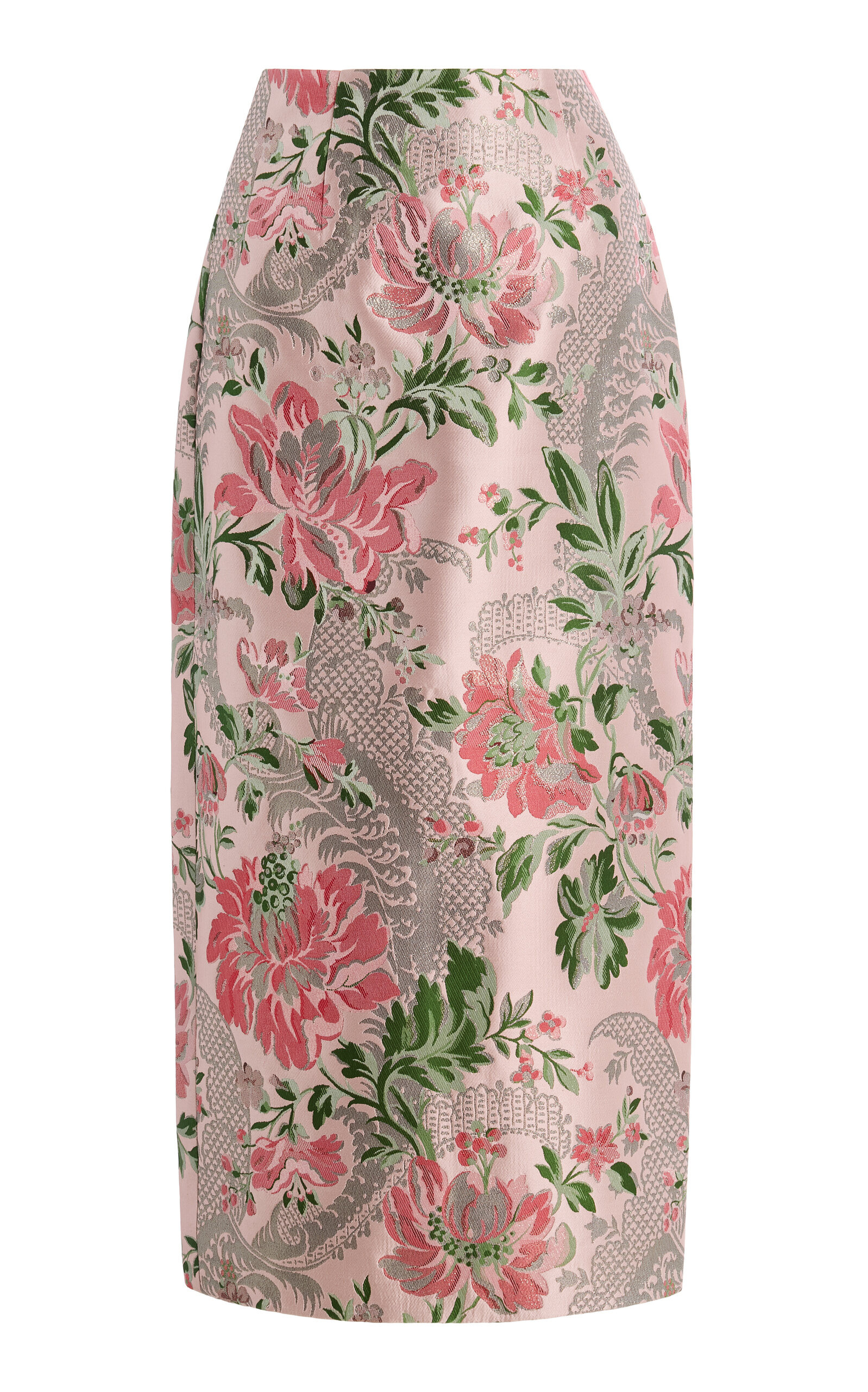 Sienna Floral Jacquard Midi Skirt | Moda Operandi (Global)