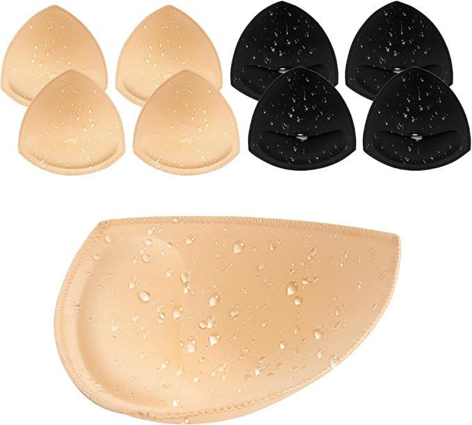 Nimiah Waterproof Swimsuit Bra Inserts Pads Removable Bathing Suit Insert Bikini Push up Inserts ... | Amazon (UK)