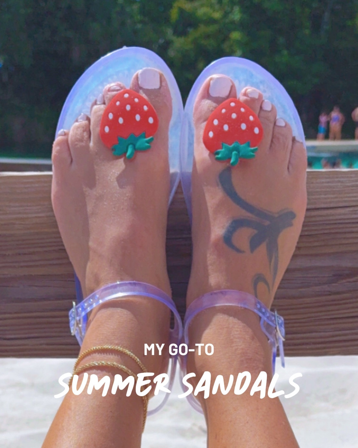 Strawberry 🍓 Sandals Forever

#LTKootd #LTKmomlife #LTKSeasonal