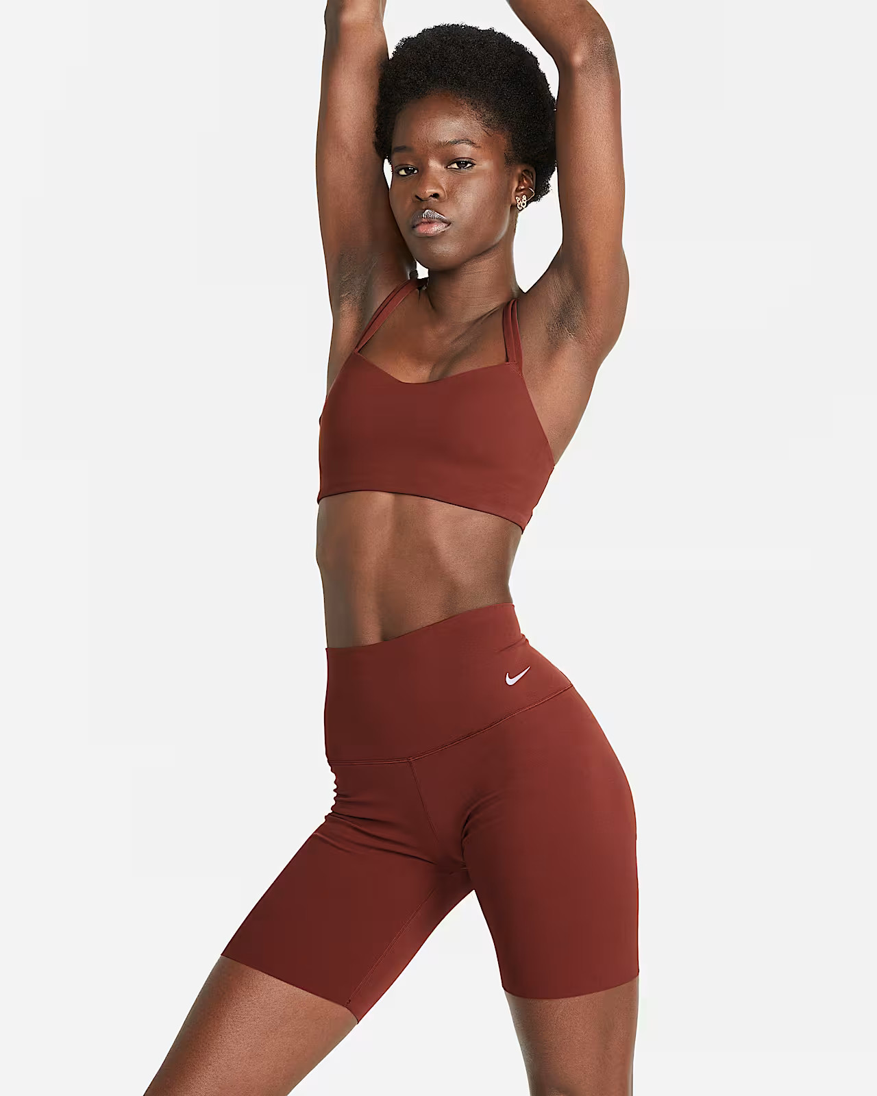 Women's Gentle-Support High-Waisted 8" Biker Shorts | Nike (US)