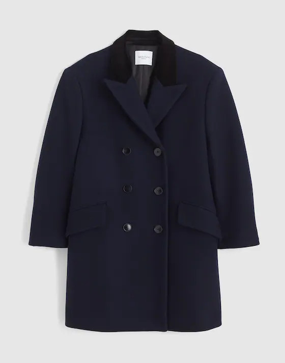 Alexa Chung for Madewell Leni Peacoat | Madewell