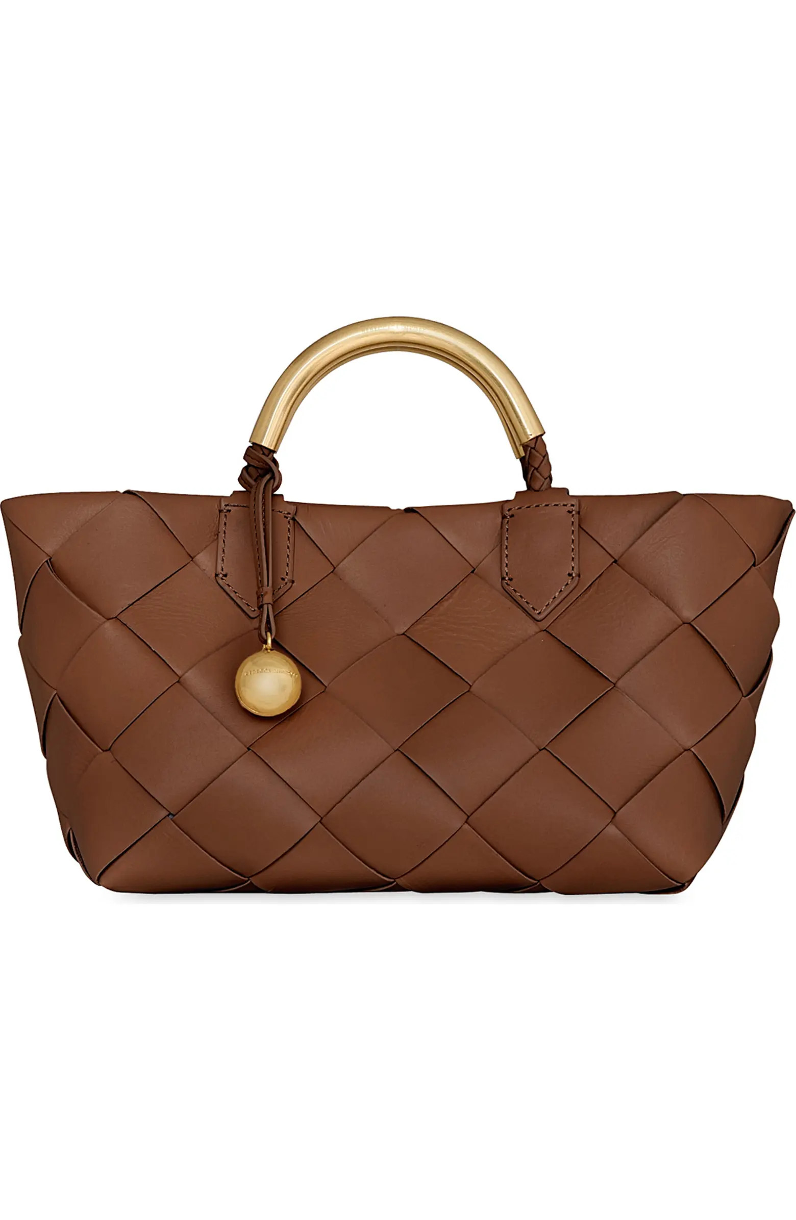 Mini Frankie Woven Leather Tote | Nordstrom