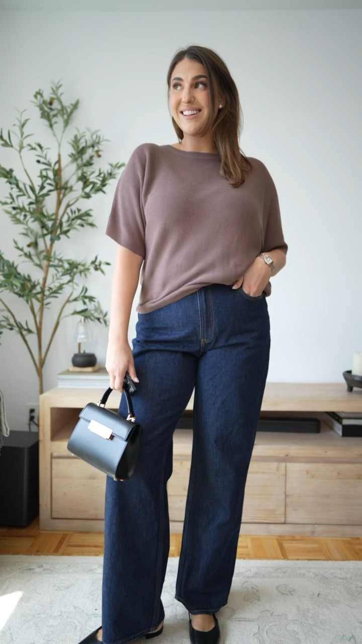 These jeans are GOOD 👏 The dark wash, high rise, and wide leg are such a flattering combo—and I love them with this soft neutral tee for an easy everyday look.

midsize outfit, size 12/14, dark wash jeans, wide leg jeans, high rise denim, fall outfit idea, casual fall style, everyday outfit

#LTKootd #LTKSeasonal #LTKMidsize