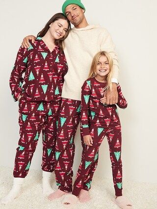 Printed Flannel Pajama Set for Women | Old Navy (US)