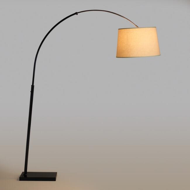 Bronze Loden Arc Floor Lamp Base | World Market