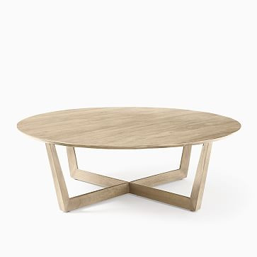 Stowe Round Coffee Table (36"&ndash;46") | West Elm (US)
