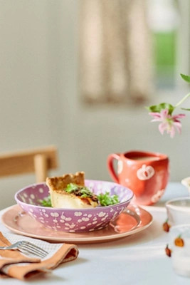 Splatter Portuguese Stoneware Pasta Bowl | Anthropologie (US)