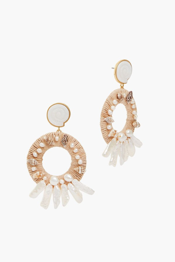 Merrigan Raffia Earrings | Tuckernuck (US)