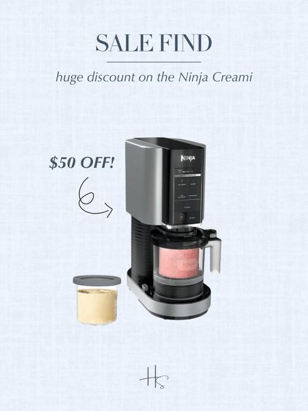 HUGE discount on my favorite ice cream maker!! I use this every night to make protein ice cream! $50 off for a limited time! 

#LTKHome #LTKSaleAlert