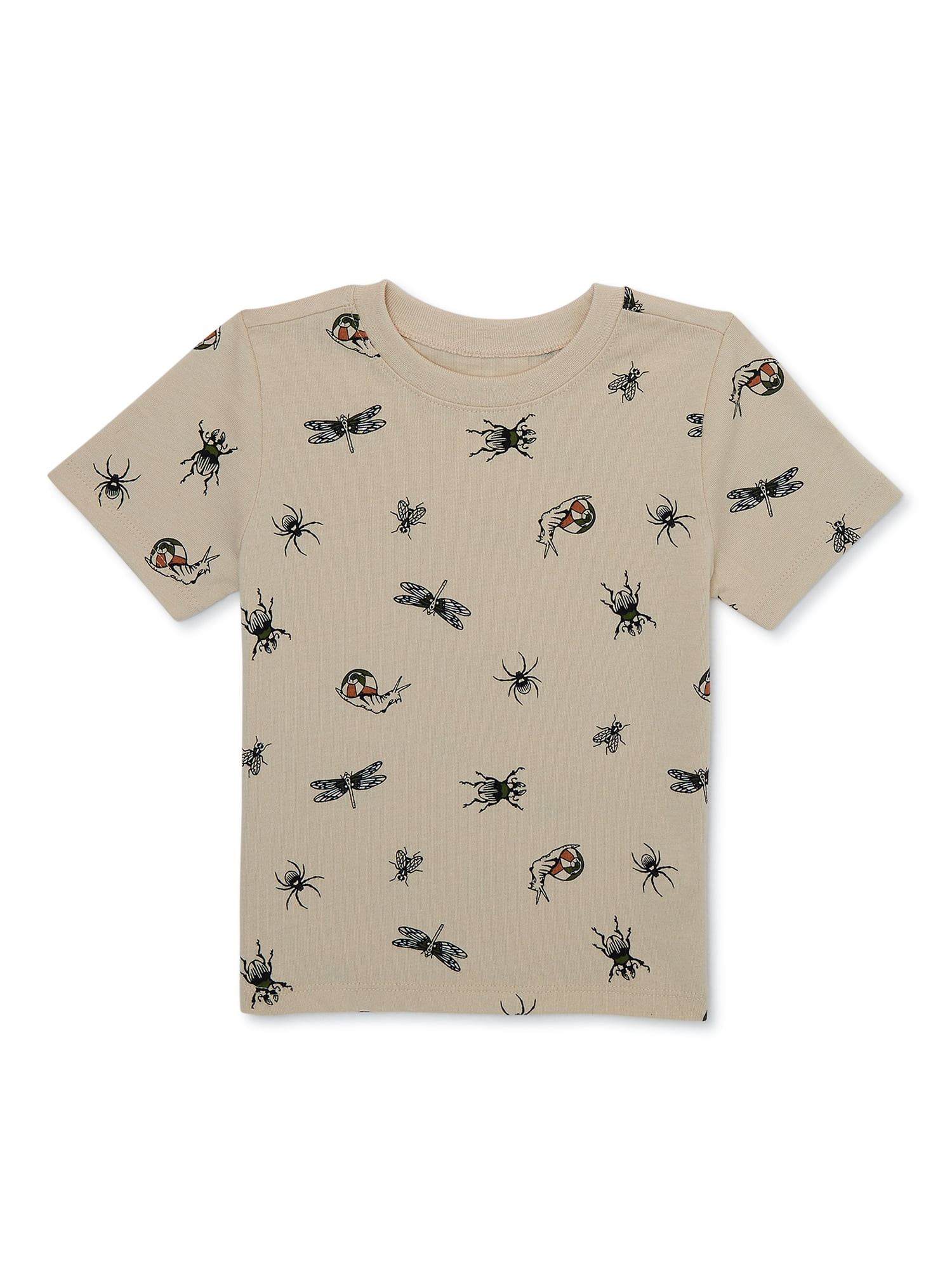 Garanimals Toddler Boy Short Sleeve Print T-Shirt, Sizes 12 Months - 5T | Walmart (US)