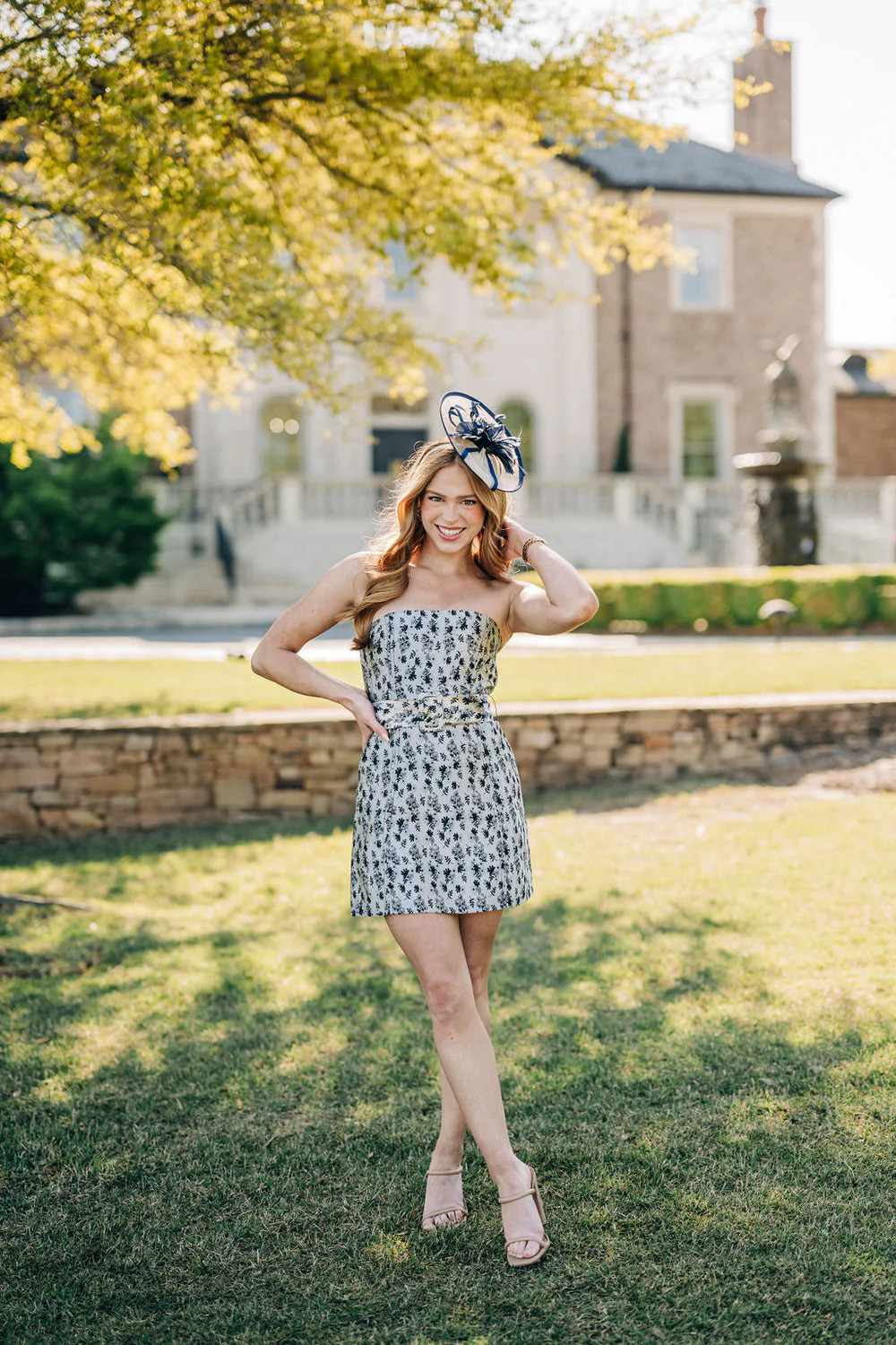 The Mintiest of Juleps Dress - Silver Brocade | cocolillys