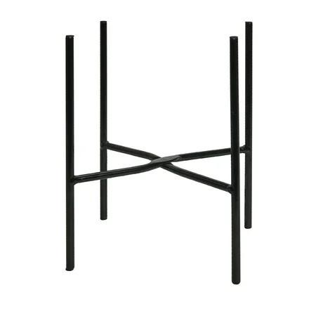 Mainstays 8 inch Black Metal Versatile Plant Stand | Walmart (US)