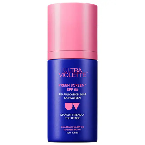 Ultra Violette Preen Screen SPF 50 Facial Sunscreen Mist With Niacinamide | Sephora (US)