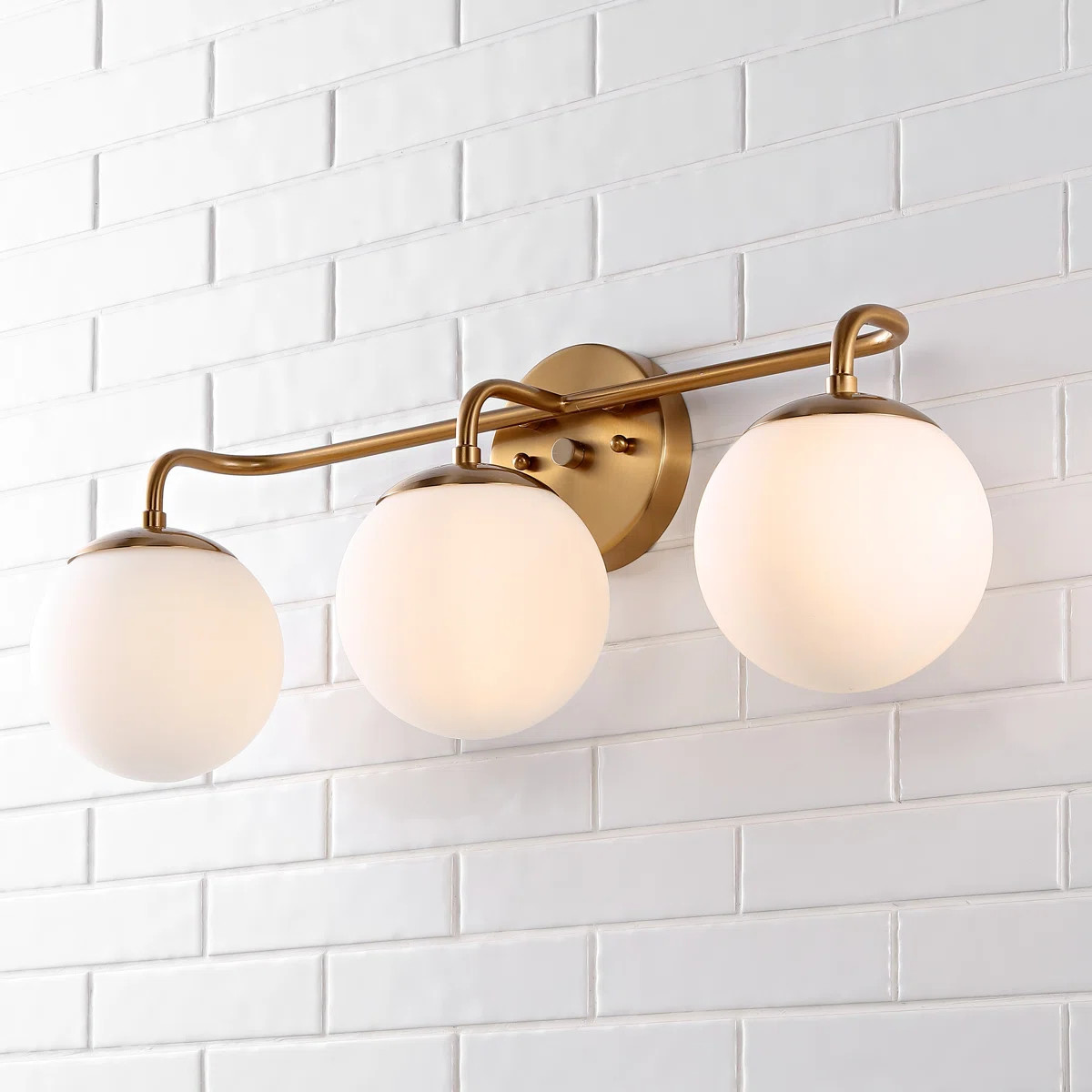 Louis Parisian Globe 3-Light Modern Contemporary LED Vanity | Wayfair North America