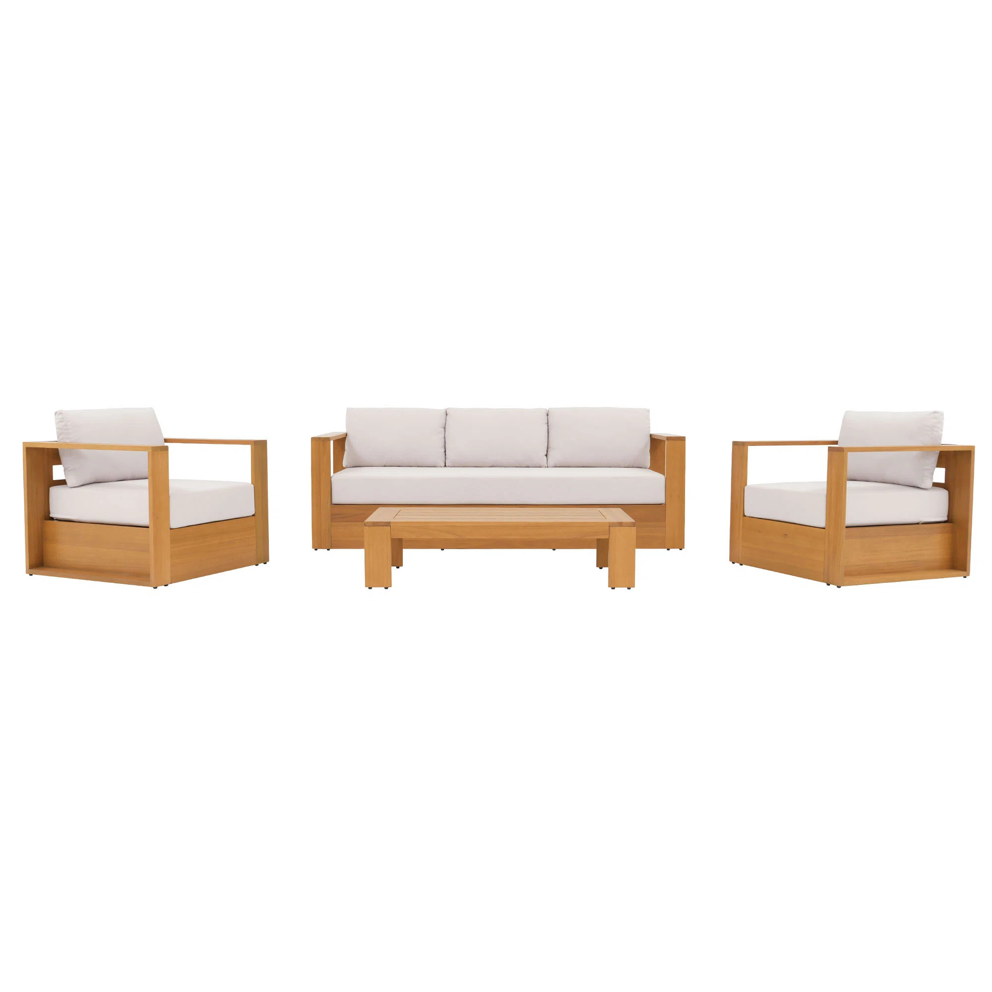 Emmett 5 - Person Outdoor Seating Group With Cushions | Wayfair North America