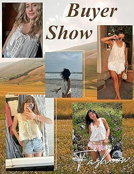 Women Summer Boho Lace Tie Front Tank Beach Vacation Top Button Down Sleeveless Cardigan Crop Y2k... | Amazon (US)