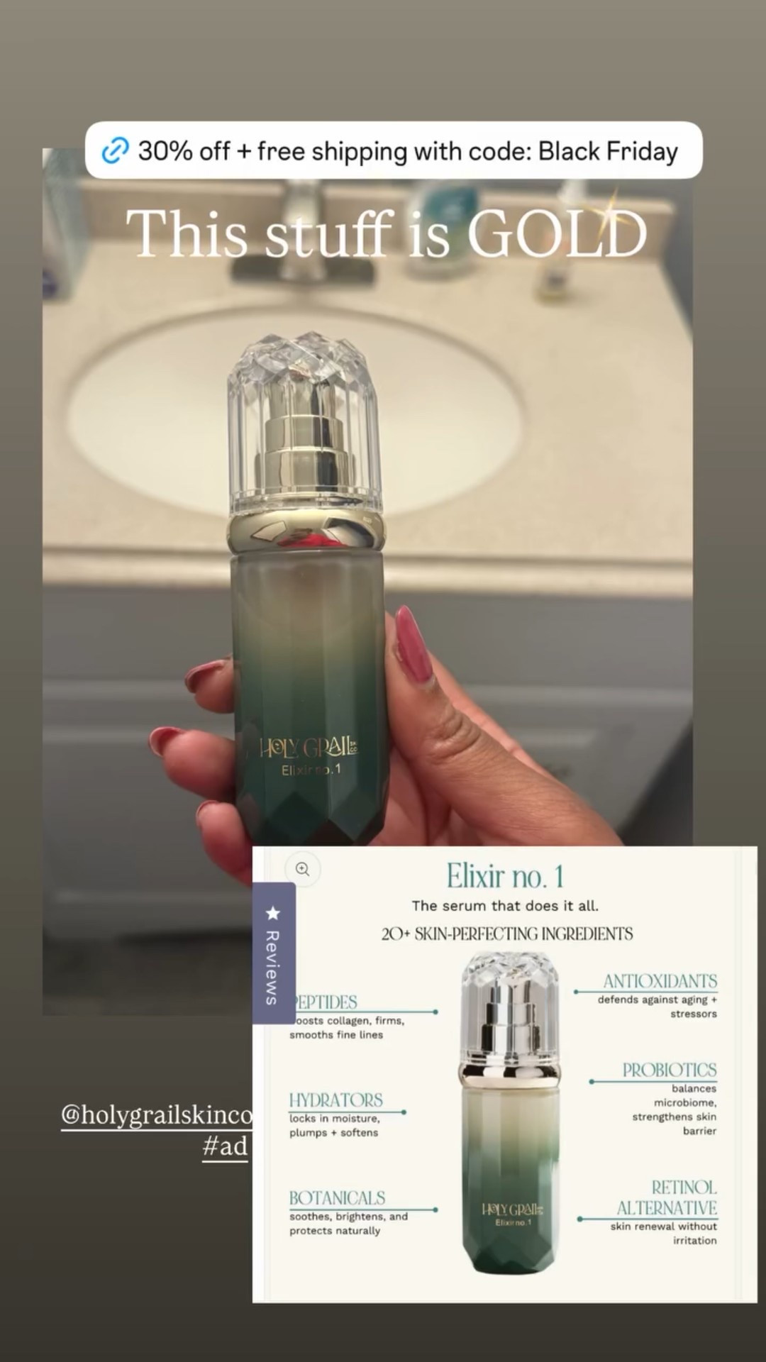 This stuff is GOLD @holygrailskinco  #ad

The only skincare product you need! Great gift idea too!


#LTKmorningroutine #LTKBeauty #LTKSaleAlert