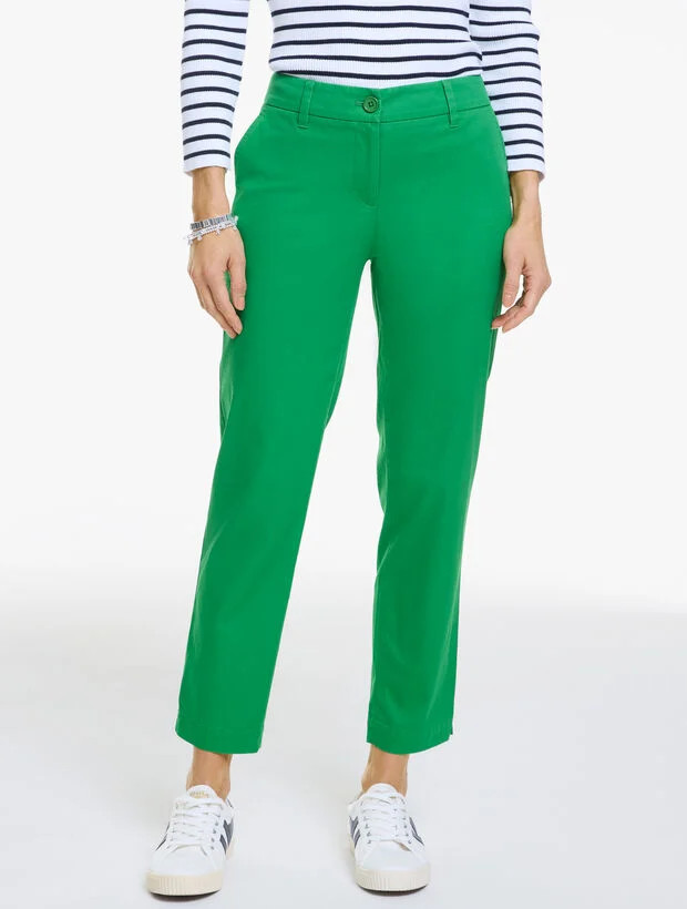 Heritage Twill Perfect Crops | Talbots