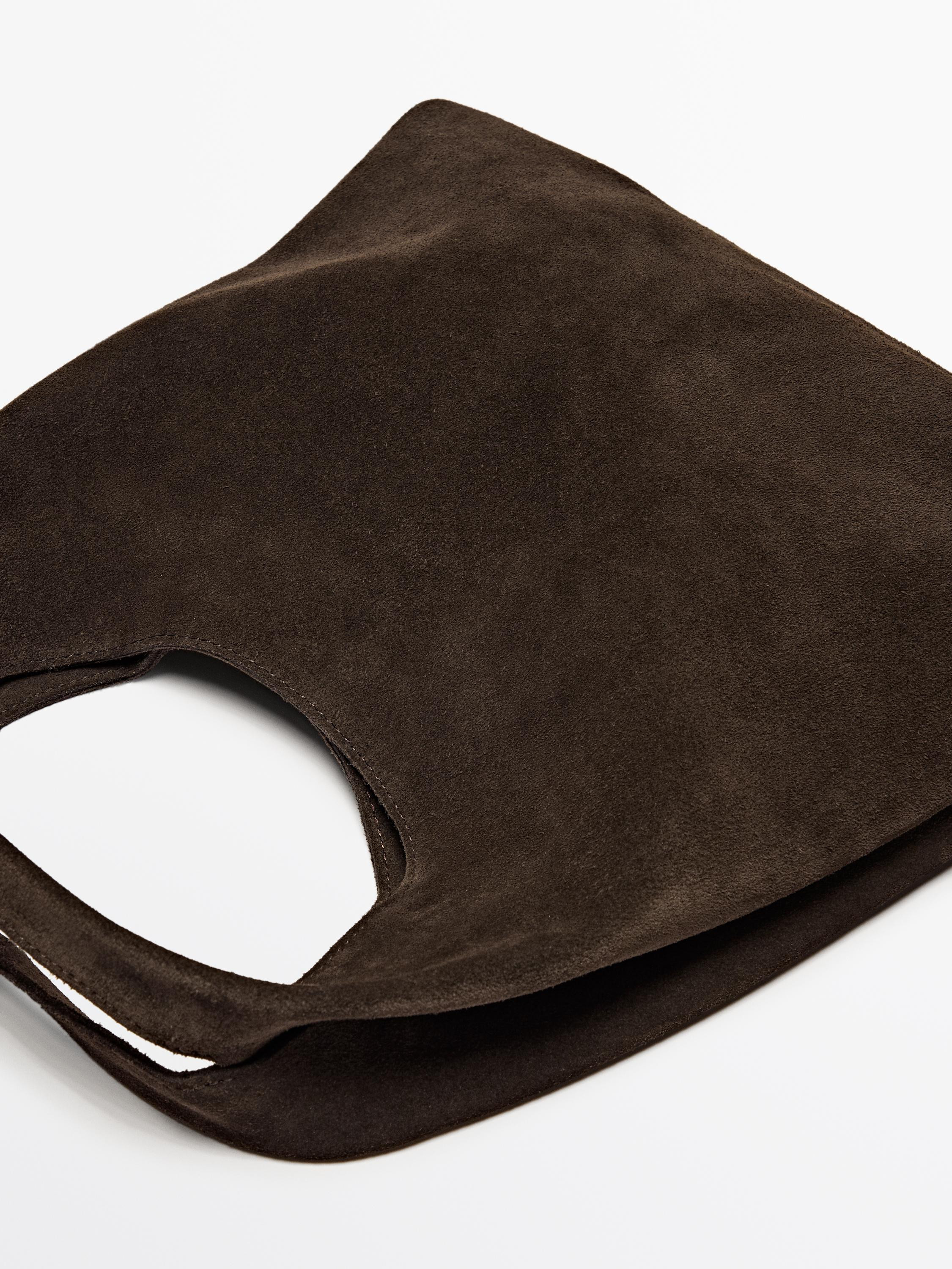 Mini lady suede bag | Massimo Dutti UK