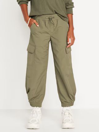 High-Waisted Loose Cargo Performance Pants for Girls | Old Navy (US)