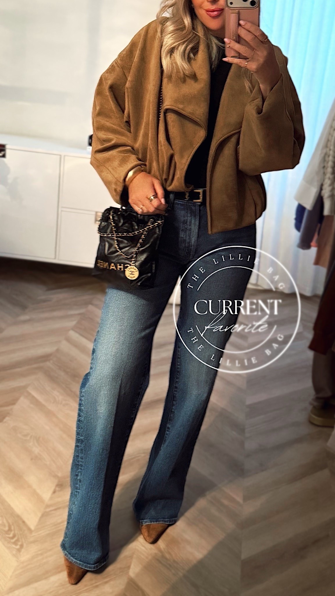 OOTN details 🤍
• wearing the new lower-rise version of the award-winning denim… they seriously elongate your torso & I get compliments every time 🙌
• jacket is a small (runs a little roomy but perfect over a cami)
• lip combo 💄 MAC liner in Soar + Tarte Lip Vinyl (Sheer Petal / Sheer Petunia) + tiny dab of gloss in the center
🍸basic but cute and such a good date-night look ✨

lower rise jeans, award-winning denim, Amazon jacket, date night outfit, lip combo, Soar lip liner, Tarte lip vinyl, THELILLIEBAG style 💕

#LTKgrwm #LTKootd #LTKSeasonal