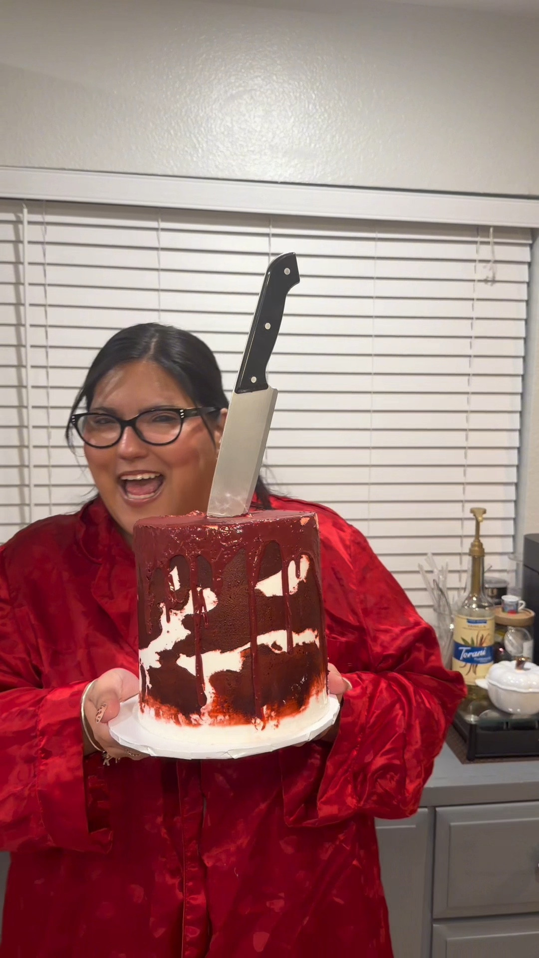 Creating magic this Halloween with @goldbelly! Love that Goldbelly offers nationwide shipping to have sweet treats such as this Halloween Bloody Knife Red Velvet Cake arrive straight to your door to create sweet memories for those you love! #ad 

#LTKParties #LTKSeasonal #LTKHalloween