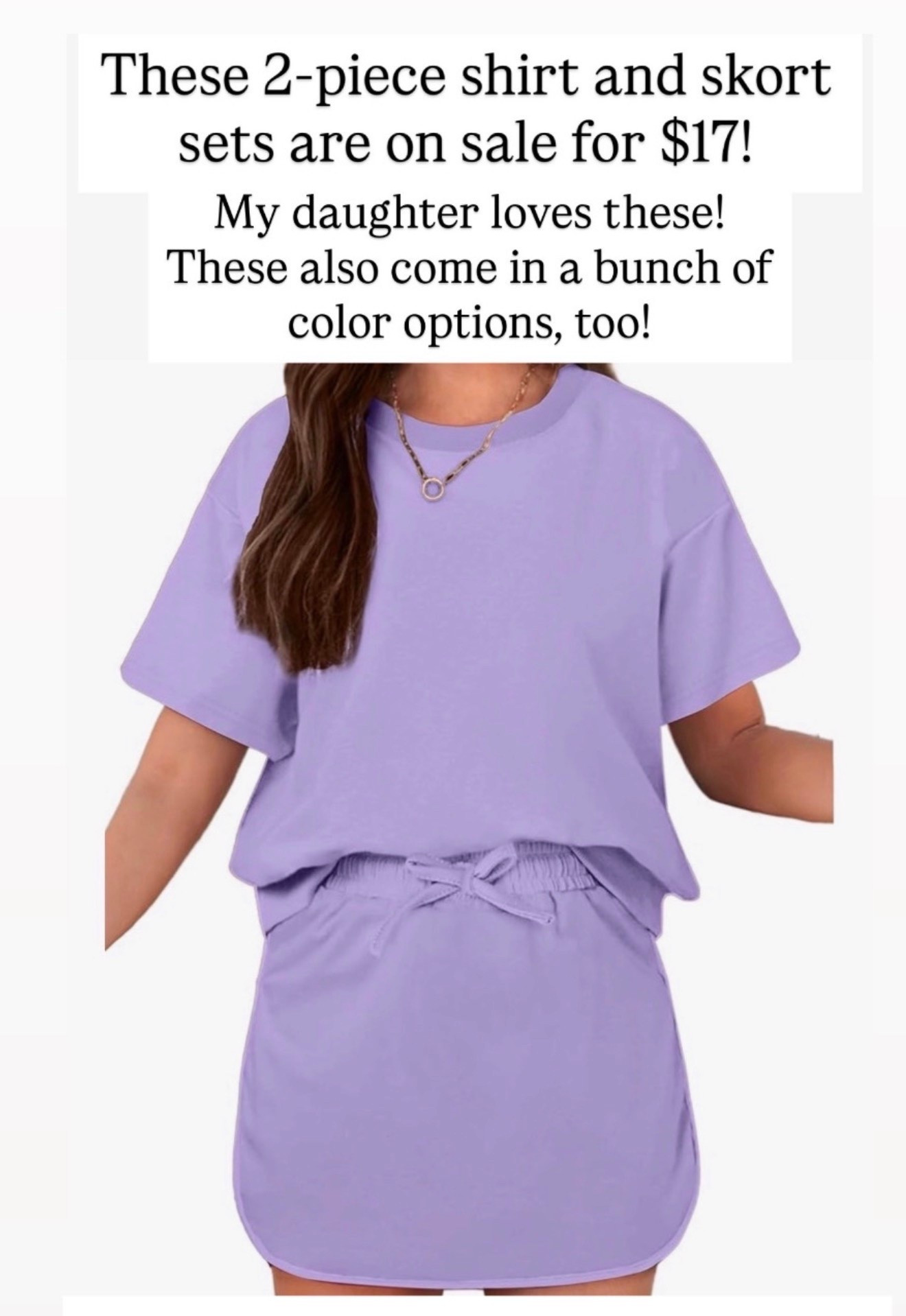 These 2-piece sets are adorable for girls! There are other color options, too!

#LTKKids