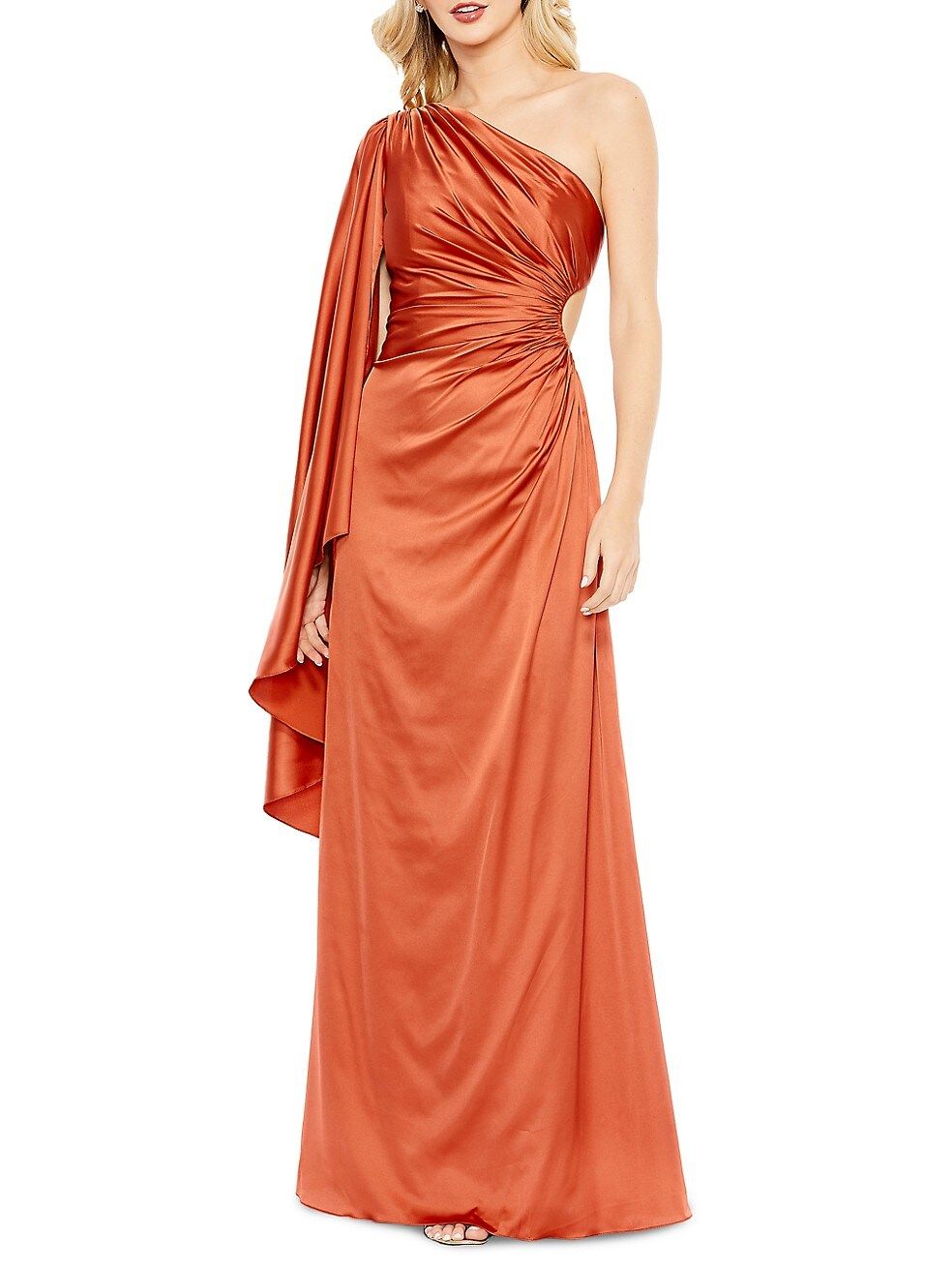 Ieena One-Shoulder Bell-Sleeve Gown | Saks Fifth Avenue