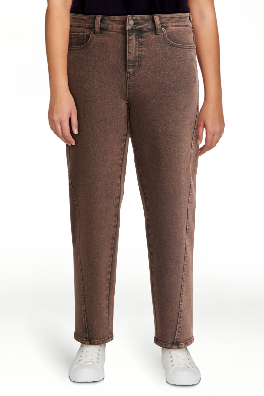 Time and Tru Women's High Rise Barrel Jeans, 26.5" Inseam, Sizes 0-20 | Walmart (US)