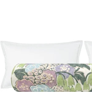 Thibaut Laura // Lavender & Green Bolster | Designer | Floral Pattern | Roll Pillow | - Etsy | Etsy (Global)