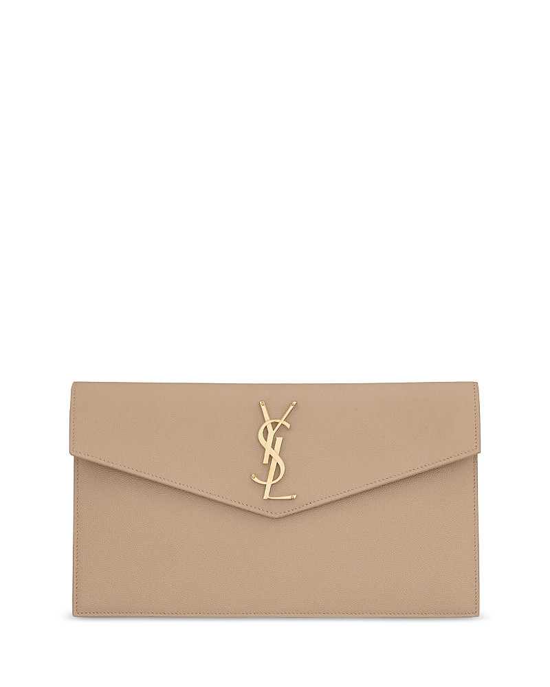 Saint Laurent Uptown Clutch in Grain Leather | Bloomingdale's (US)
