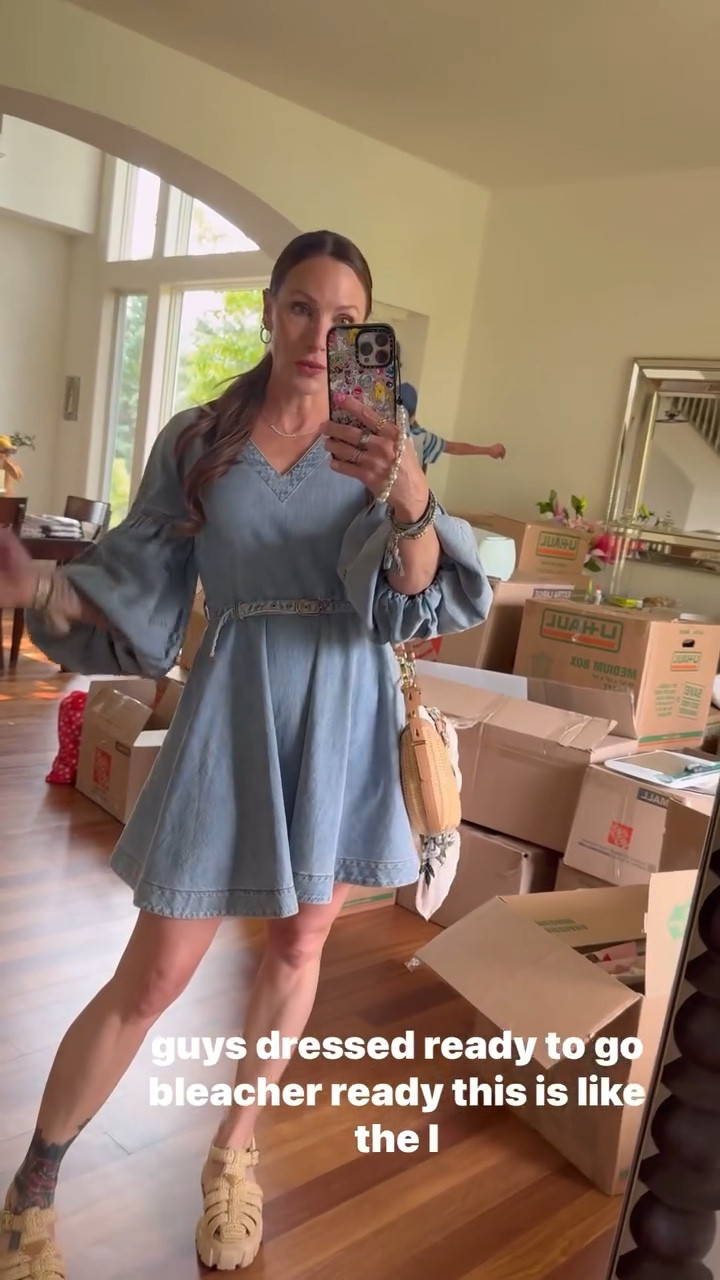 Ootd for my kids graduation! Zimmerman denim dress, Prada shoes & bag 

Spring ootd, summer ootd

#LTKStyleTip #LTKShoeCrush #LTKSeasonal