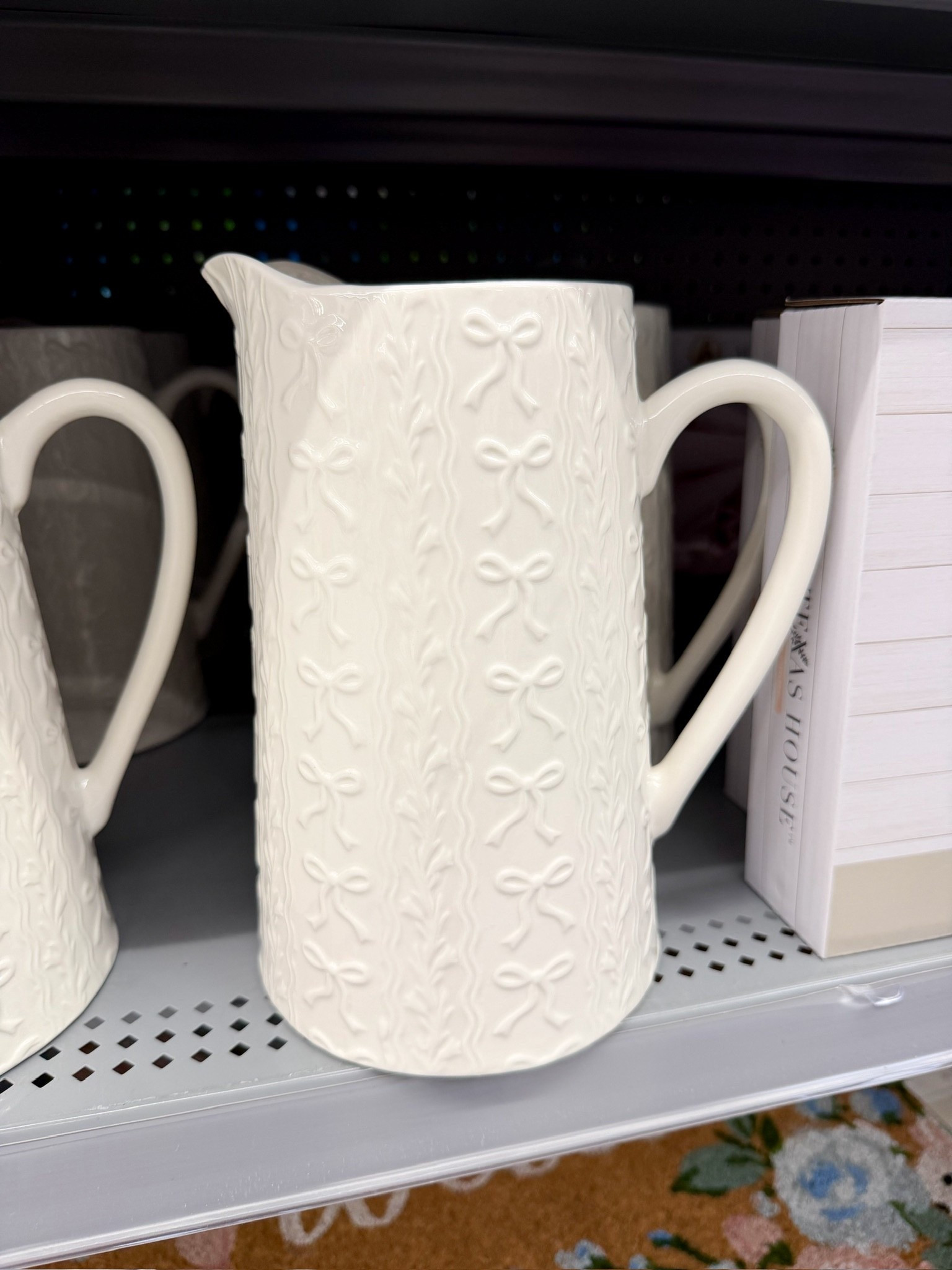 We all know “Bows” are trending - found this super cute pitcher at Walmart.  A great piece to add to your kitchen for Spring, Easter and beyond.

//
Spring kitchen refresh
Pitchers
Easter kitchen accessories 

#LTKSeasonal #LTKHome #LTKfoodie