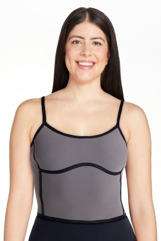 Avi Women's SoftSculpt Tipped Tank Bra, Sizes XS-XXL | Walmart (US)