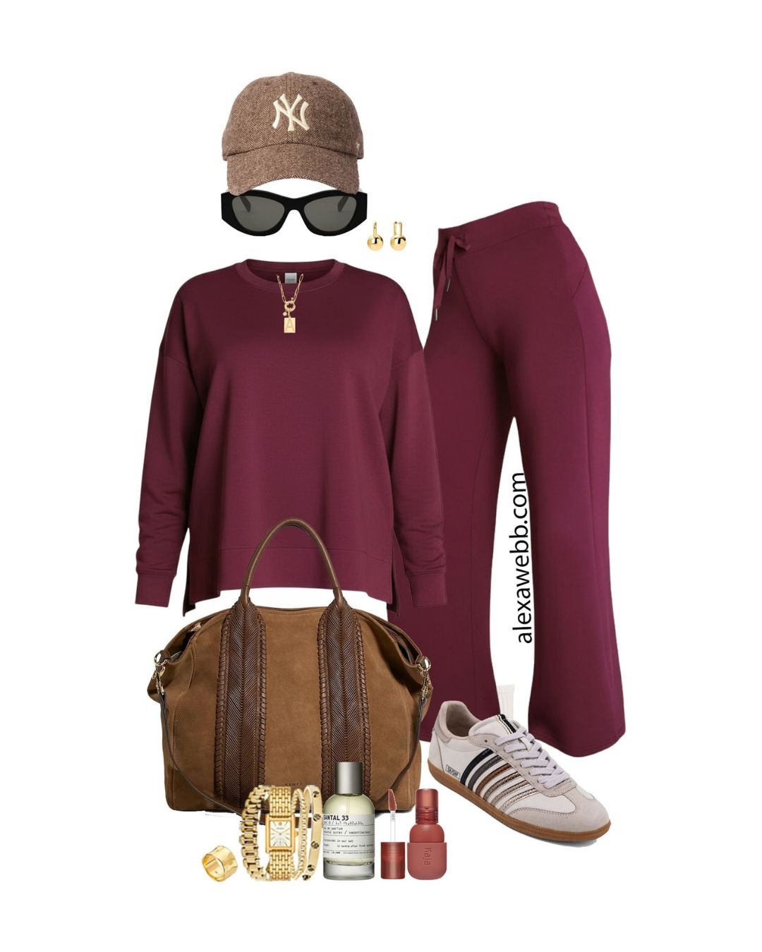 Plus Size Glamping Capsule - A collection of plus size clothes you can mix and match when "glamping" or glamorously camping! Adorable plus size loungewear and activewear with trendy accessories. Easily put together outfits from this capsule. Alexa Webb #plussize

#LTKTravel #LTKPlusSize #LTKMidsize