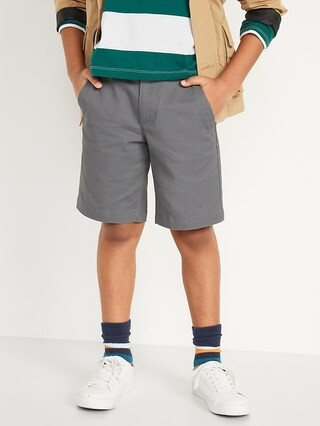 Built-In Flex Straight Twill Shorts for Boys (At Knee) | Old Navy (US)
