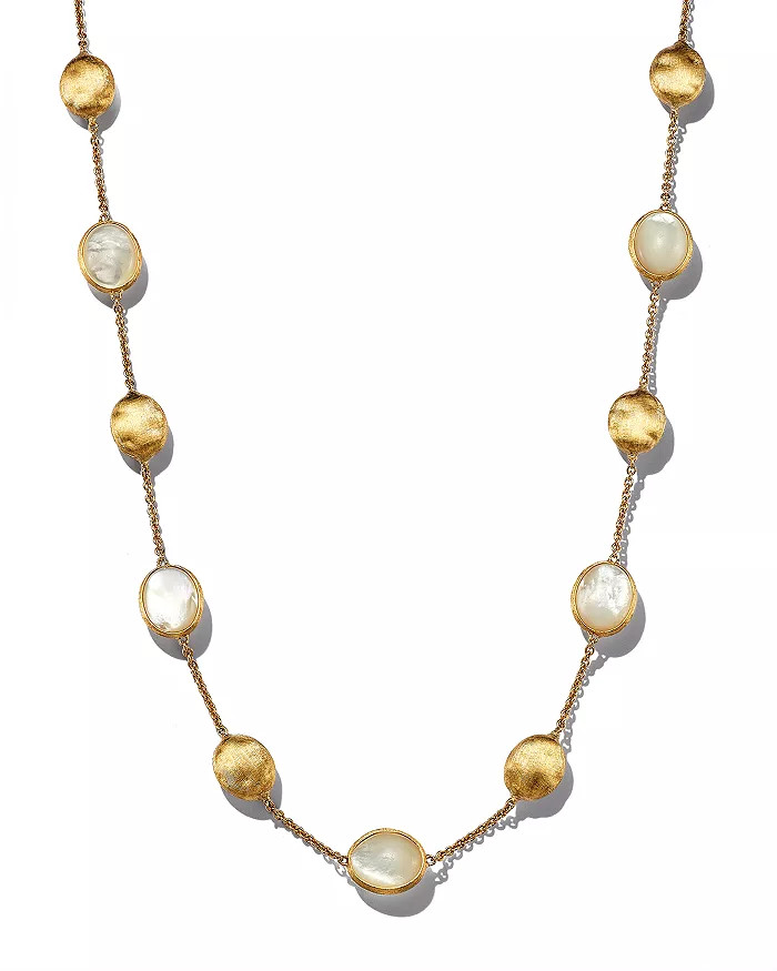 18K Yellow Gold Siviglia Mother Of Pearl Beaded Station Necklace, 16.5" - 150th Anniversary Exclu... | Bloomingdale's (US)