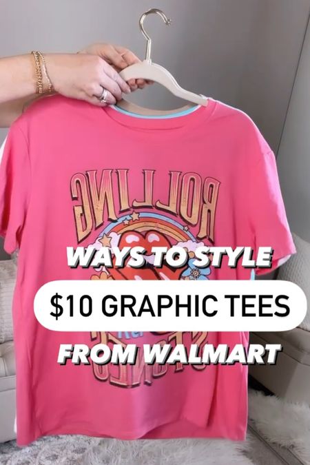 Instagram Reel, Walmart fashion, time and tru, graphic tee, band tee, ways to style, $10 graphic tee, Walmart outfit, gingham shorts, white jeans, lace kimono 

#LTKFind #LTKunder50 #LTKstyletip