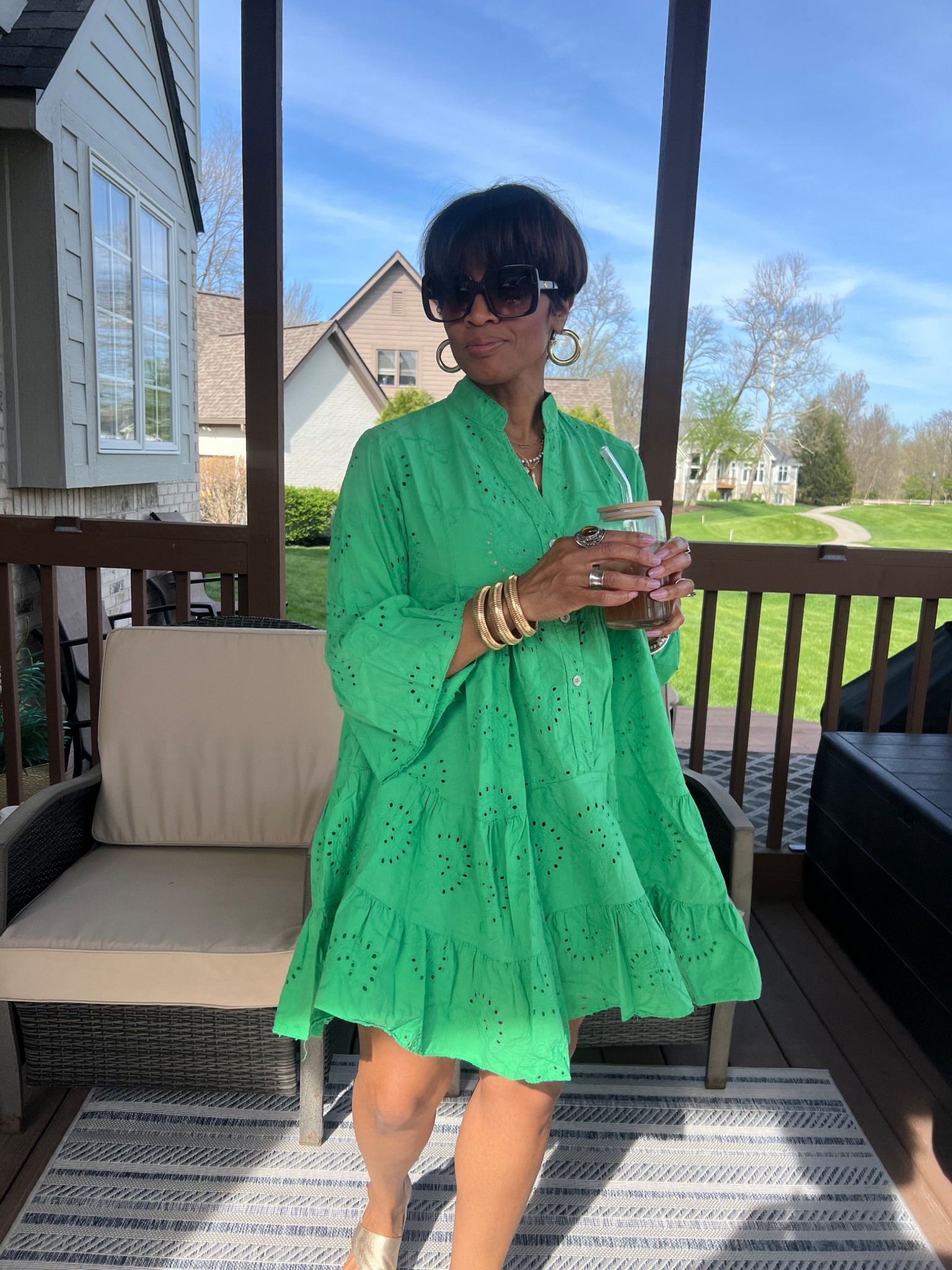 Wayfair ☀️
Has me looking forward to more sunny days on the deck! 

New cushions and rug 10/10 