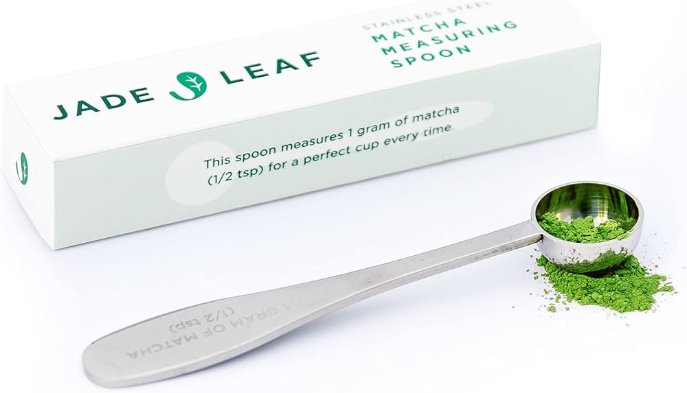 Jade Leaf Matcha Stainless Steel Measuring Spoon/Scoop - Perfect 1g (1/2 teaspoon) Serving Of Mat... | Amazon (US)