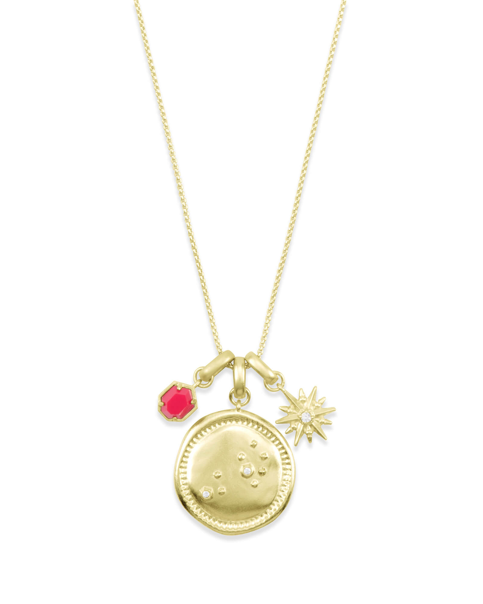 July Leo Charm Necklace Set in Gold | Kendra Scott