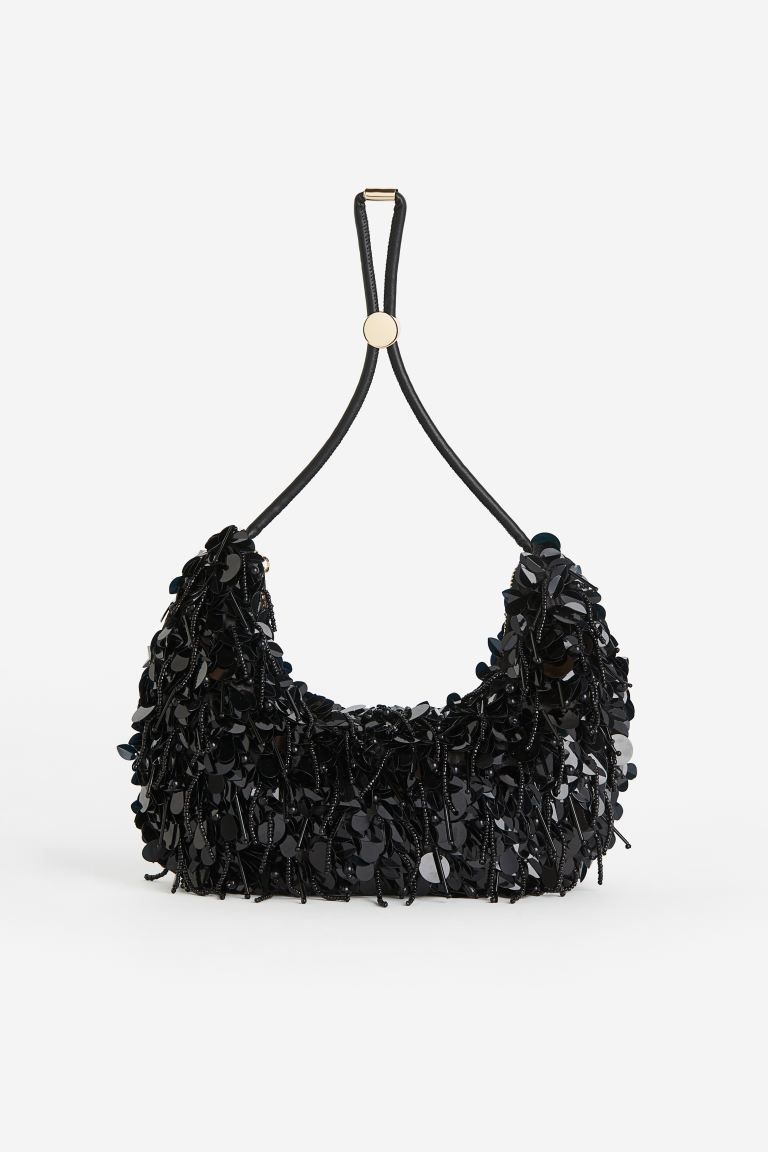 Embellished Clutch Bag - Black - Ladies | H&M US | H&M (US)